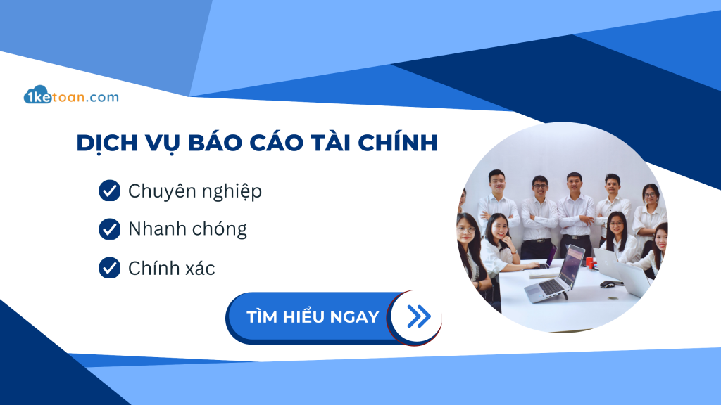 dịch vụ báo cáo tài chính 1KETOAN