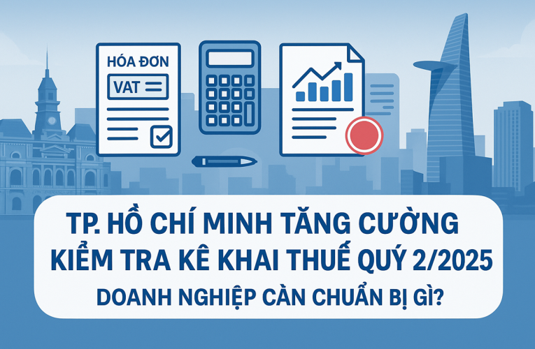 TP. Hồ Chí Minh Tăng Cường Kiểm Tra Kê Khai Thuế Quý 2/2025: Doanh Nghiệp Cần Chuẩn Bị Gì?
